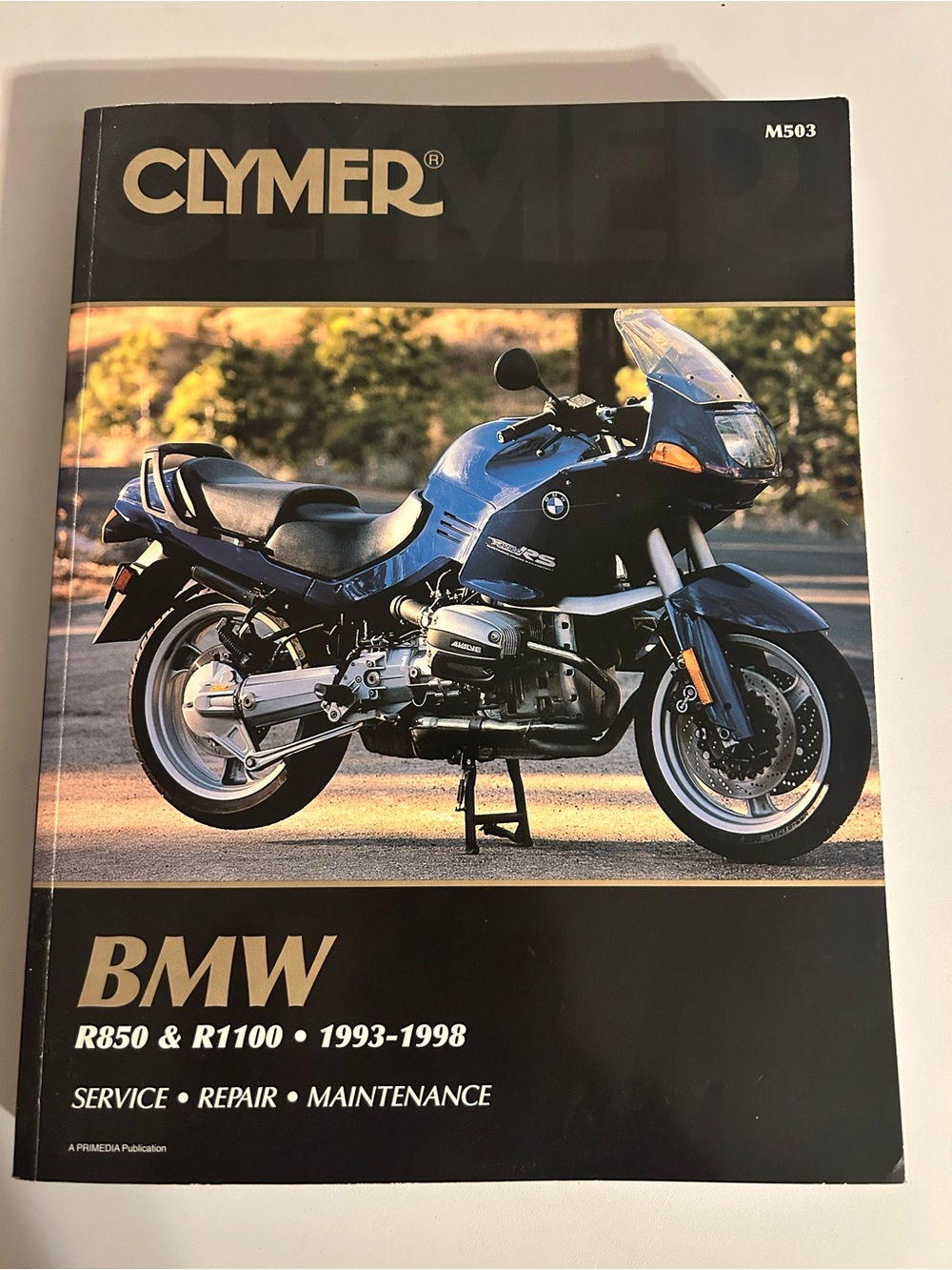 BMW R850 & R1100 Motorcycle Repair Manual Clymer M503 Maintenance 1993-1998